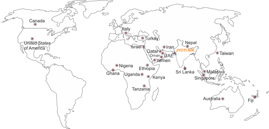 Global network distribution